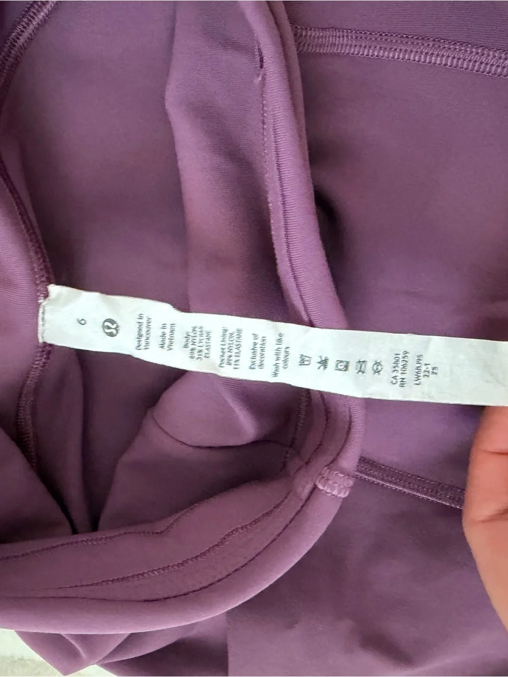 lululemon athletica Mauve crop leggings
